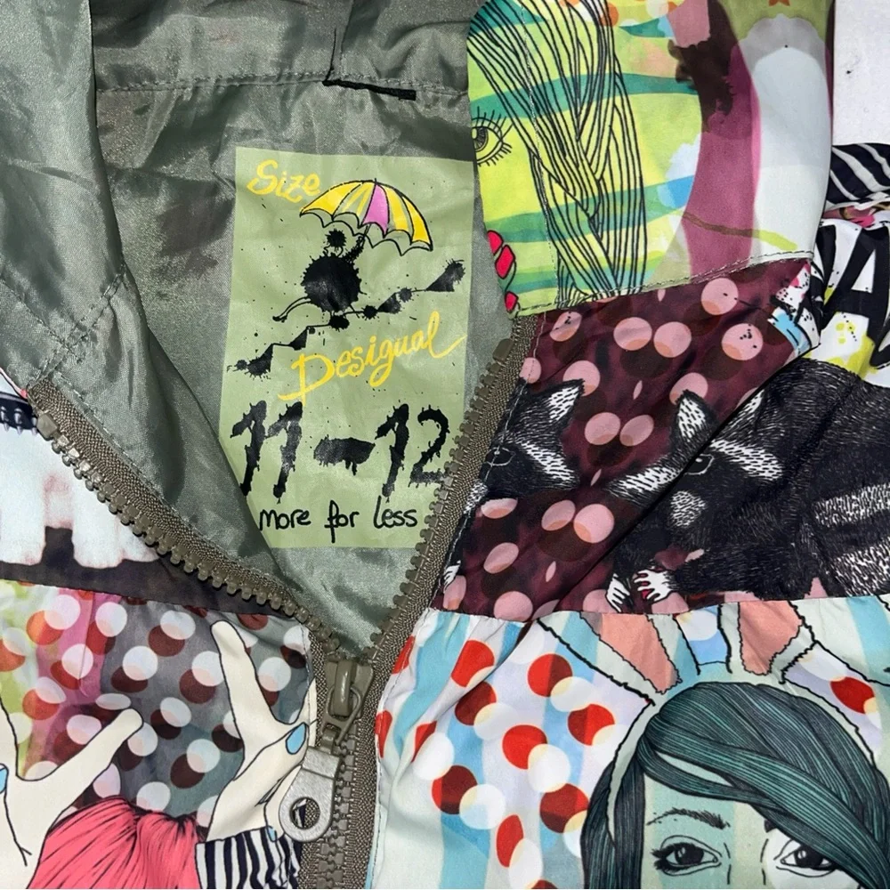 Desigual Multicolor Graphic Jacket